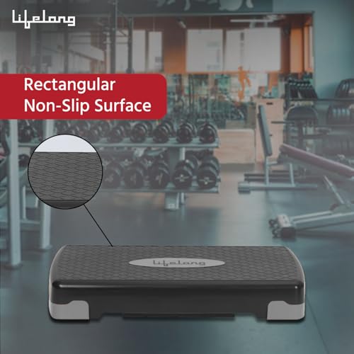 Lifelong Polypropylene Exercise Fitness Stepper for Exercise Aerobics Stepper | Max Weight 200kg