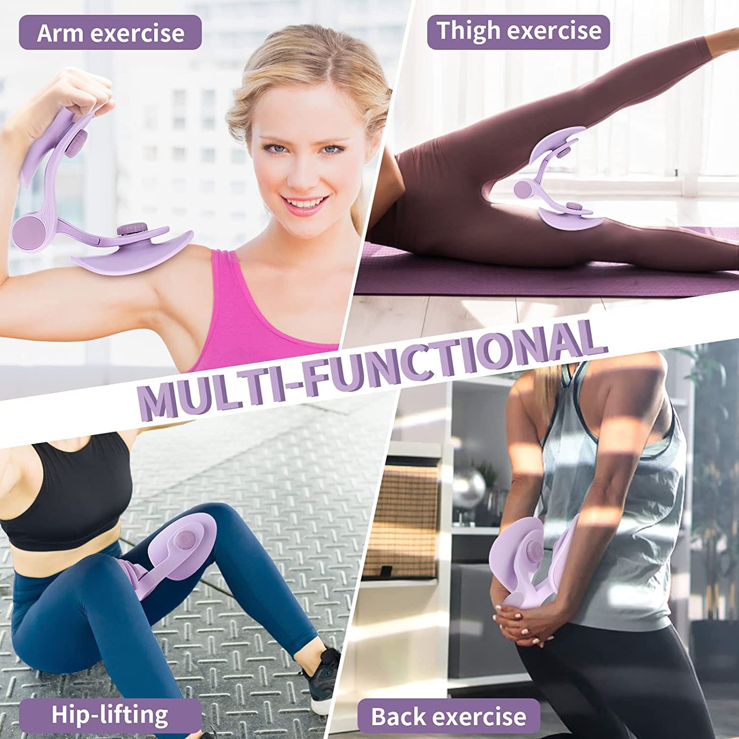 Multi-functional thigh and arm exercise equipment used by women for fitness at home, IndianChic