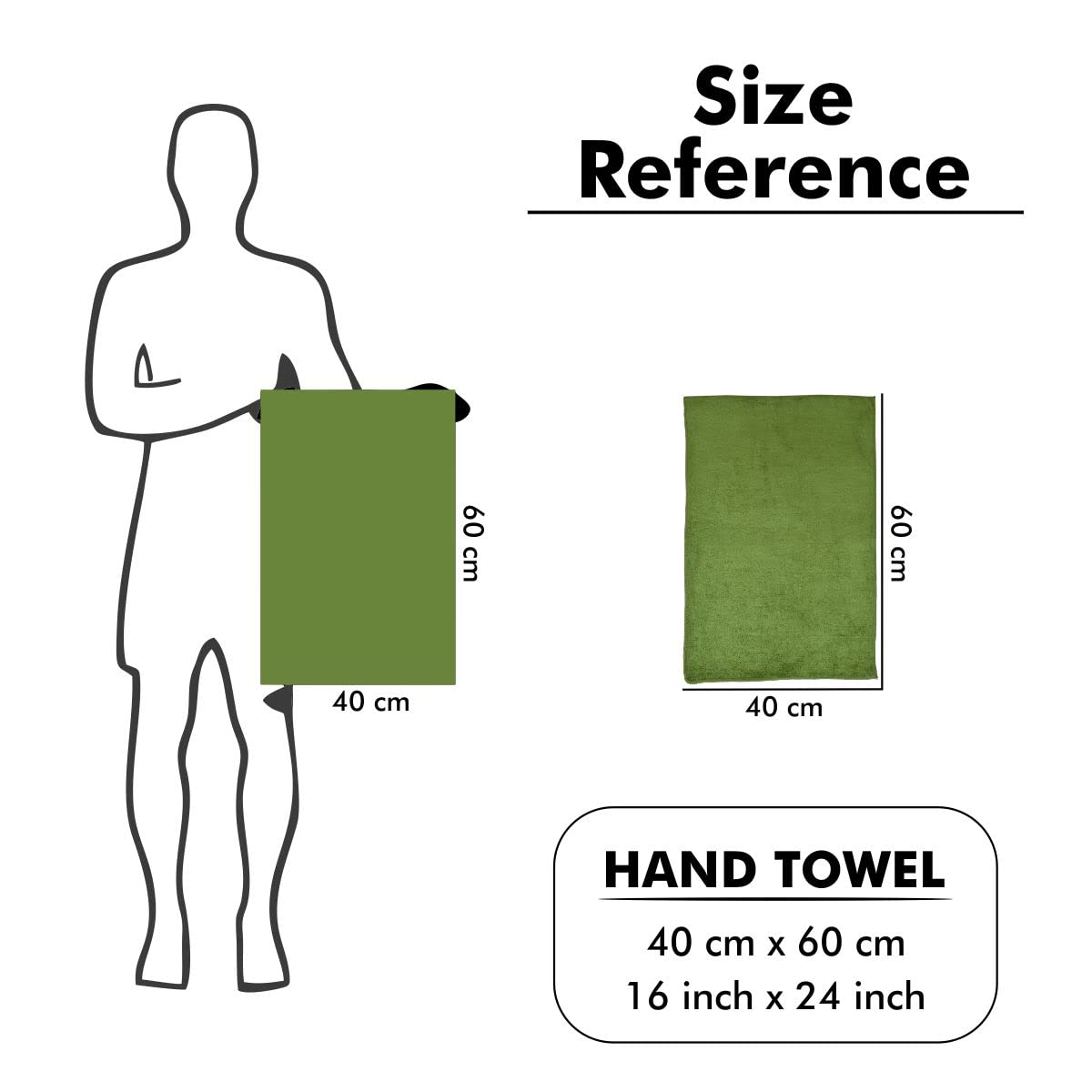 Yellow Weaves Super Soft Microfiber Hand Towels, Gym & Workout Towels 400 GSM, Multicolour 8, Set of 4