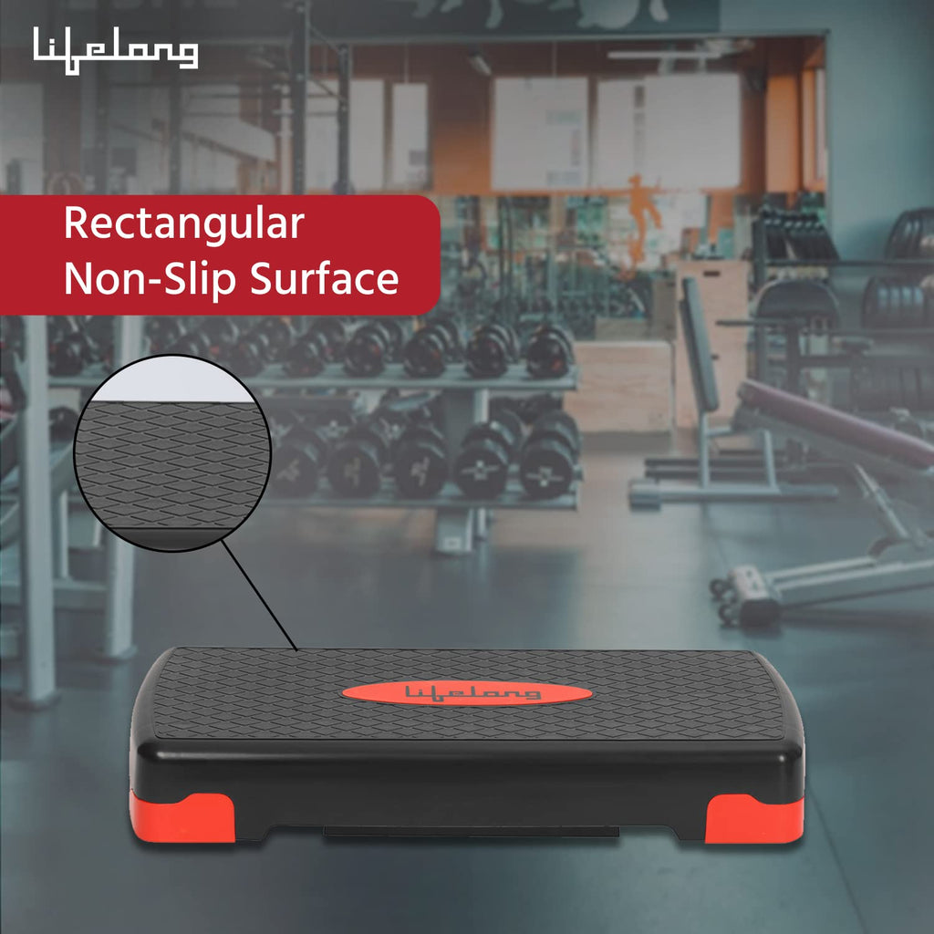 Lifelong Polypropylene Exercise Fitness Stepper for Exercise Aerobics Stepper | Max Weight 200kg