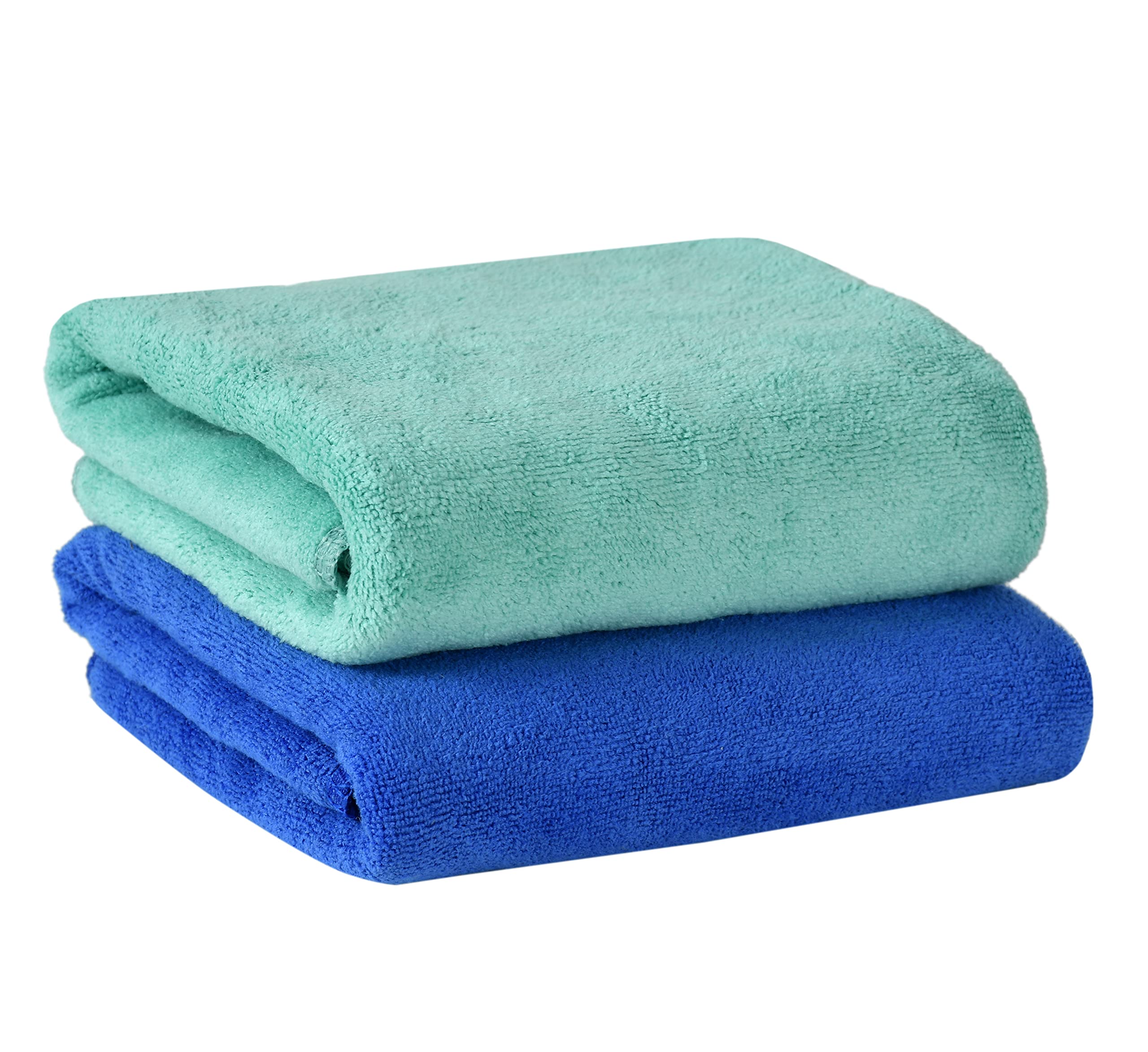 Yellow Weaves Super Soft Microfiber Hand Towels, Gym & Workout Towels 400 GSM, Multicolour 8, Set of 4