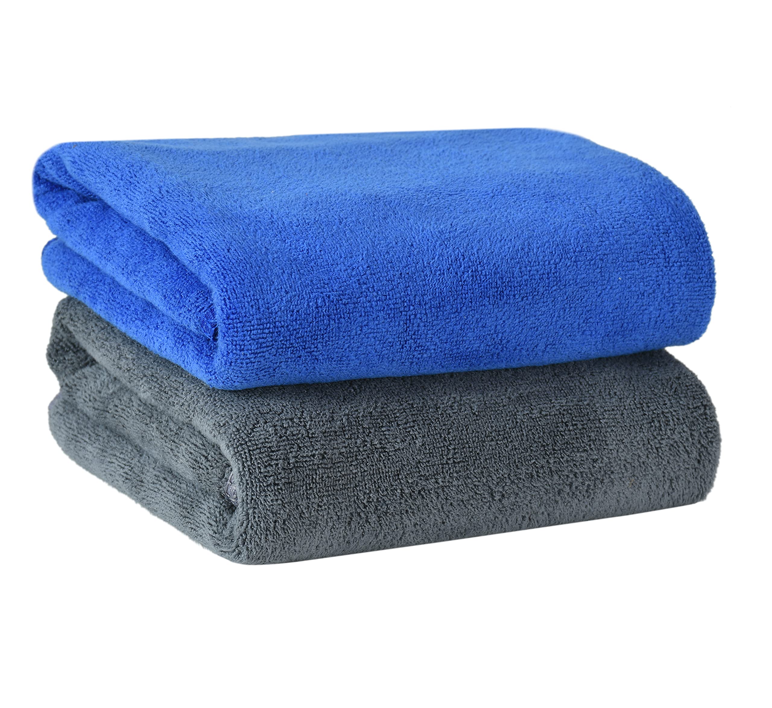 Yellow Weaves Super Soft Microfiber Hand Towels, Gym & Workout Towels 400 GSM, Multicolour 8, Set of 4