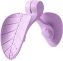 Purple leaf-shaped wall hook, modern design home accessory from IndianChic.